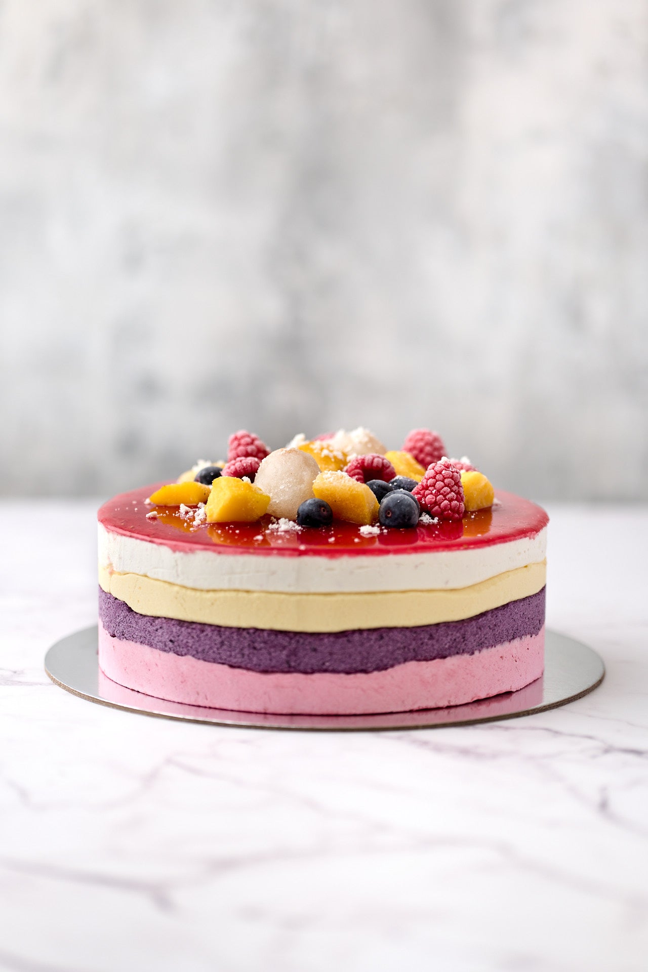 Cake of the Season - 4 layer fruit selection