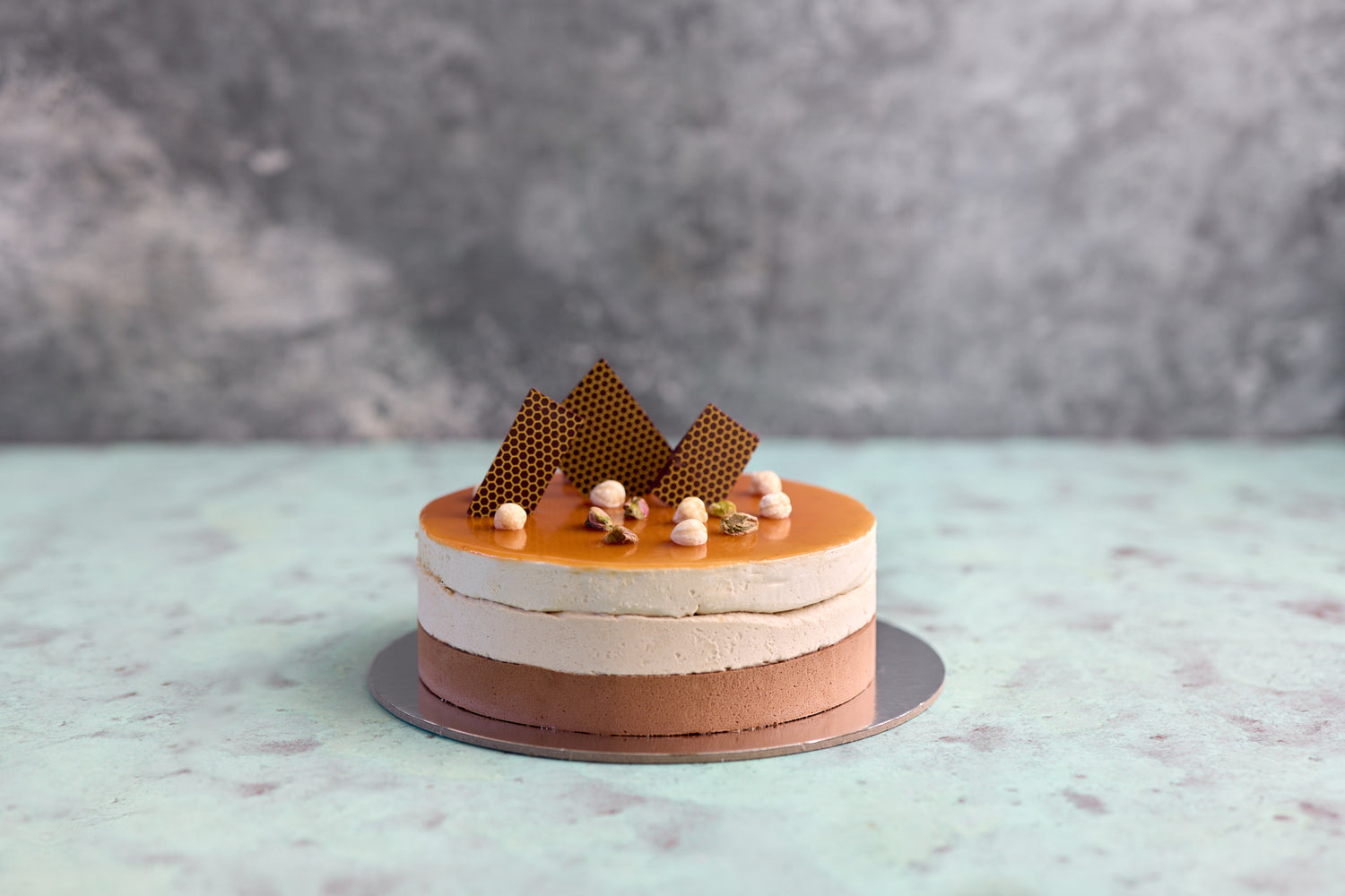 Chocolate, hazelnut and pistacchio